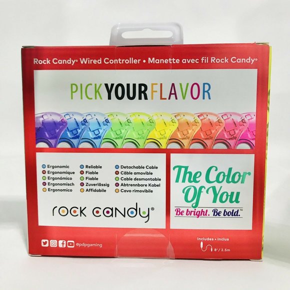 Nintendo Switch Rock Candy Wired Controller Stormin Cherry Brand New in Box Gift - Picture 3 of 6